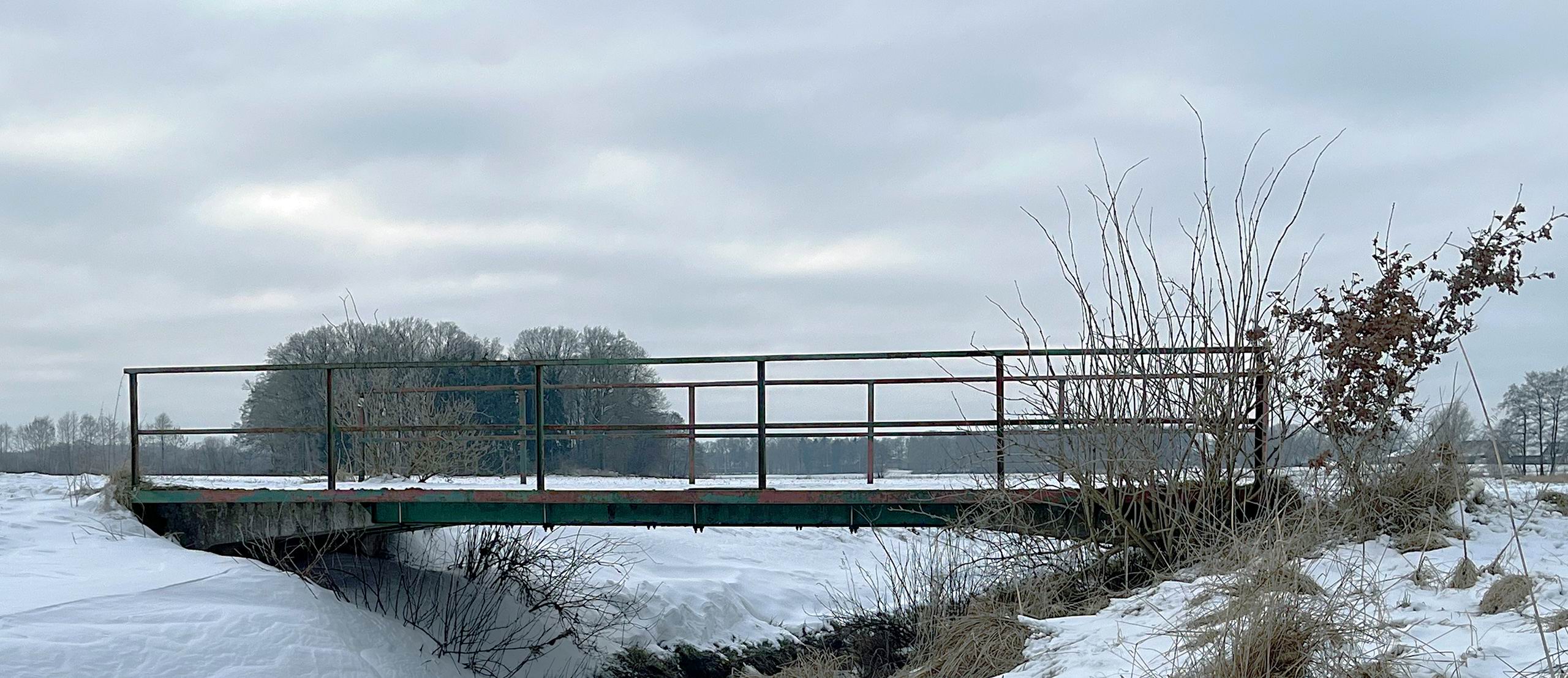 Wirtschaftsweg - schon wieder Schnee...