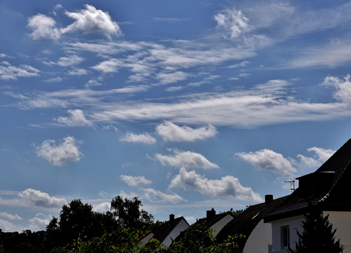 Wolken über Hiddenhausen